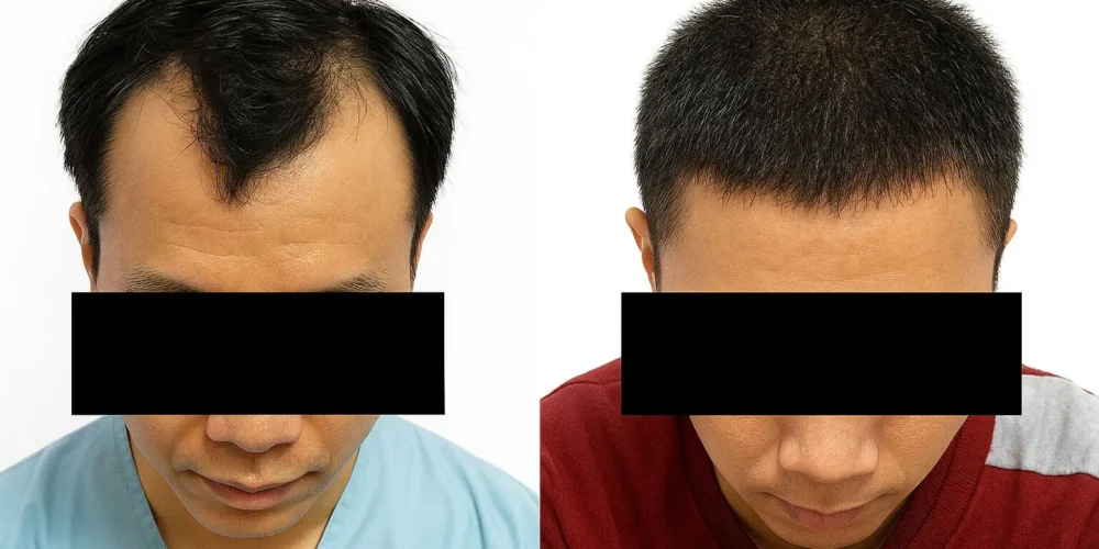 Grade 3 | 1500 Grafts | Temporal Baldness Restoration | 8 months post op